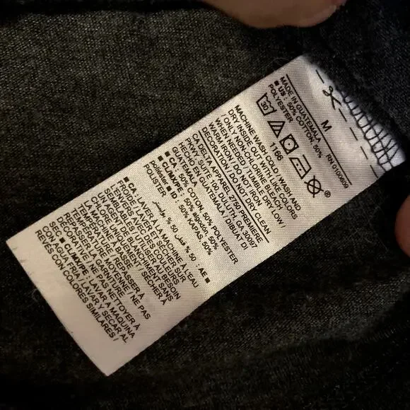 NFL Team Apparel Pittsburgh Steelers Dark Grey Women's Tshirt Size M/M Logo - Picture 4 of 5